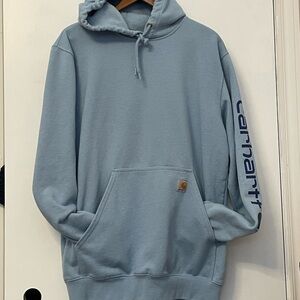 Carhartt Men's Light Blue Hoodie